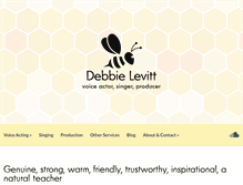 Tablet Screenshot of debbielevitt.com